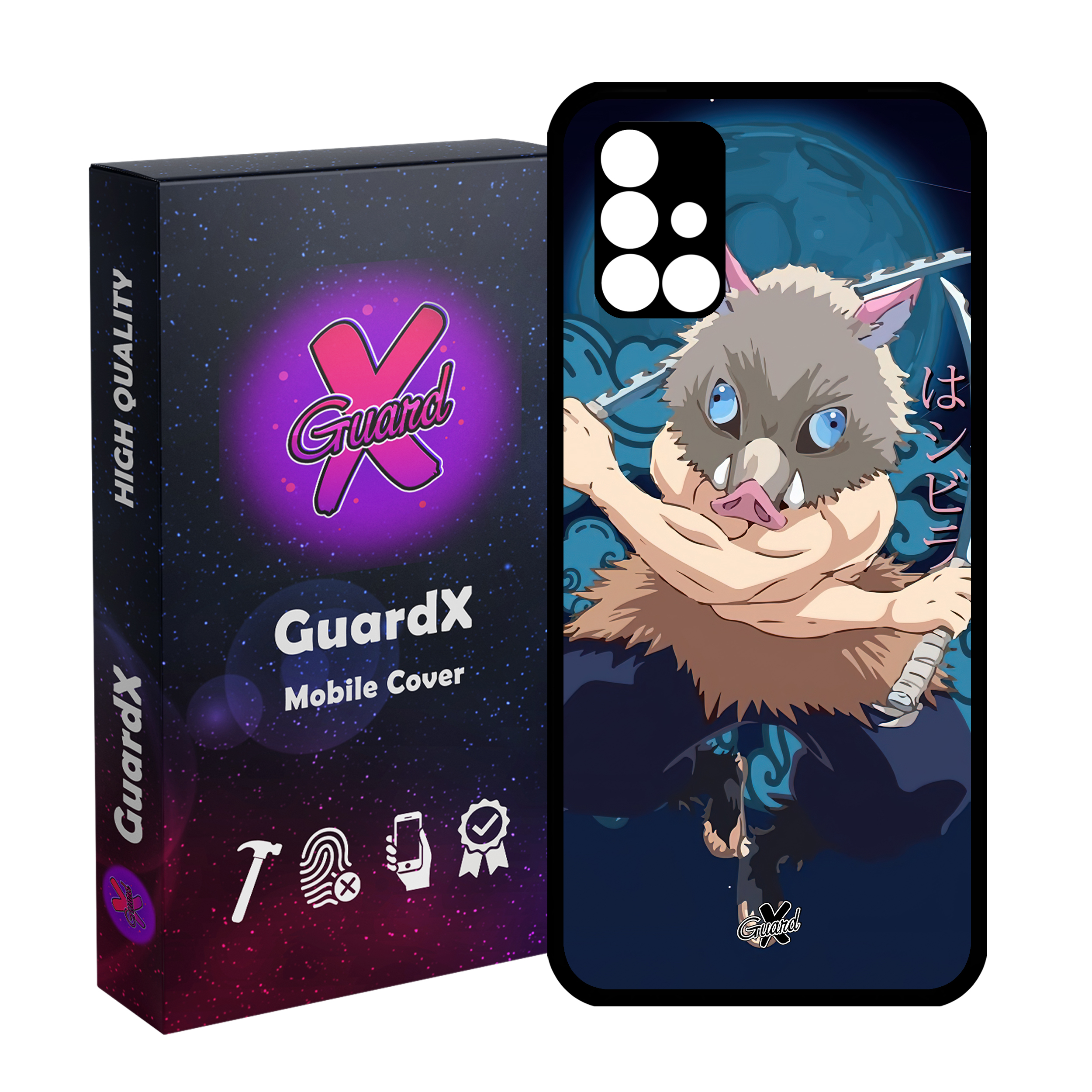 کاور گارد ایکس طرح شیطان کش انیمه مدل Glass10560 مناسب برای گوشی موبایل سامسونگ Galaxy A51 5G