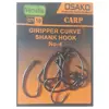 قلاب ماهیگیری اوساکو مدل gripper curve shank سایز 4 بسته 10 عددی