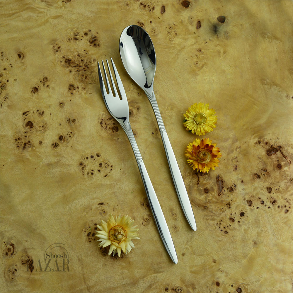 ست قاشق و چنگال 6 نفره ام جی اس مدل DF051