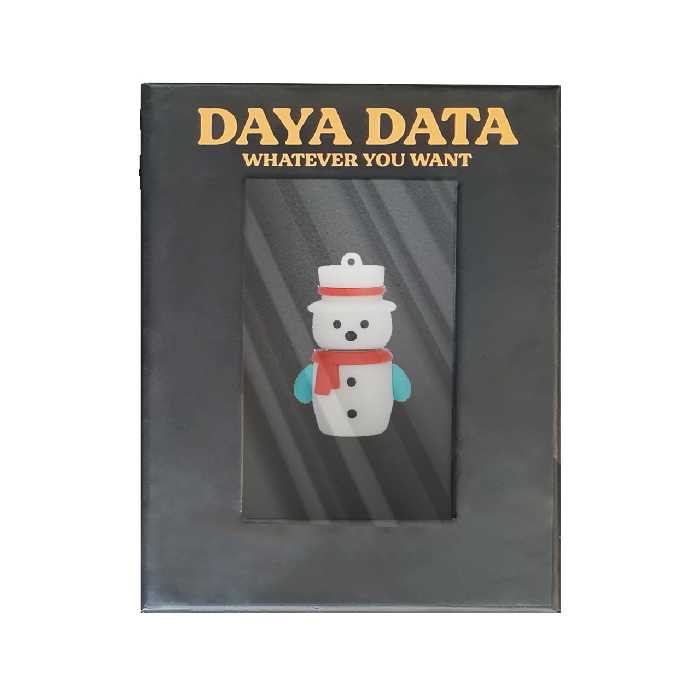 فلش مموری دایا دیتا طرح SnowMan مدل PF1004-USB3 ظرفیت 128 گیگابایت