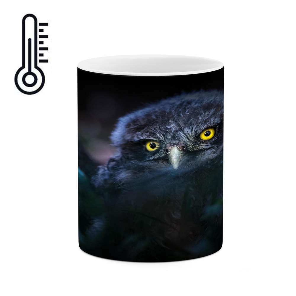 ماگ حرارتی کاکتی طرح جغد مدل mgh16904