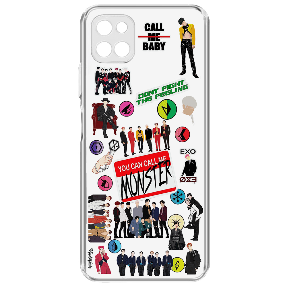 کاور طرح EXO مناسب برای گوشی موبایل سامسونگ Galaxy A22 5G