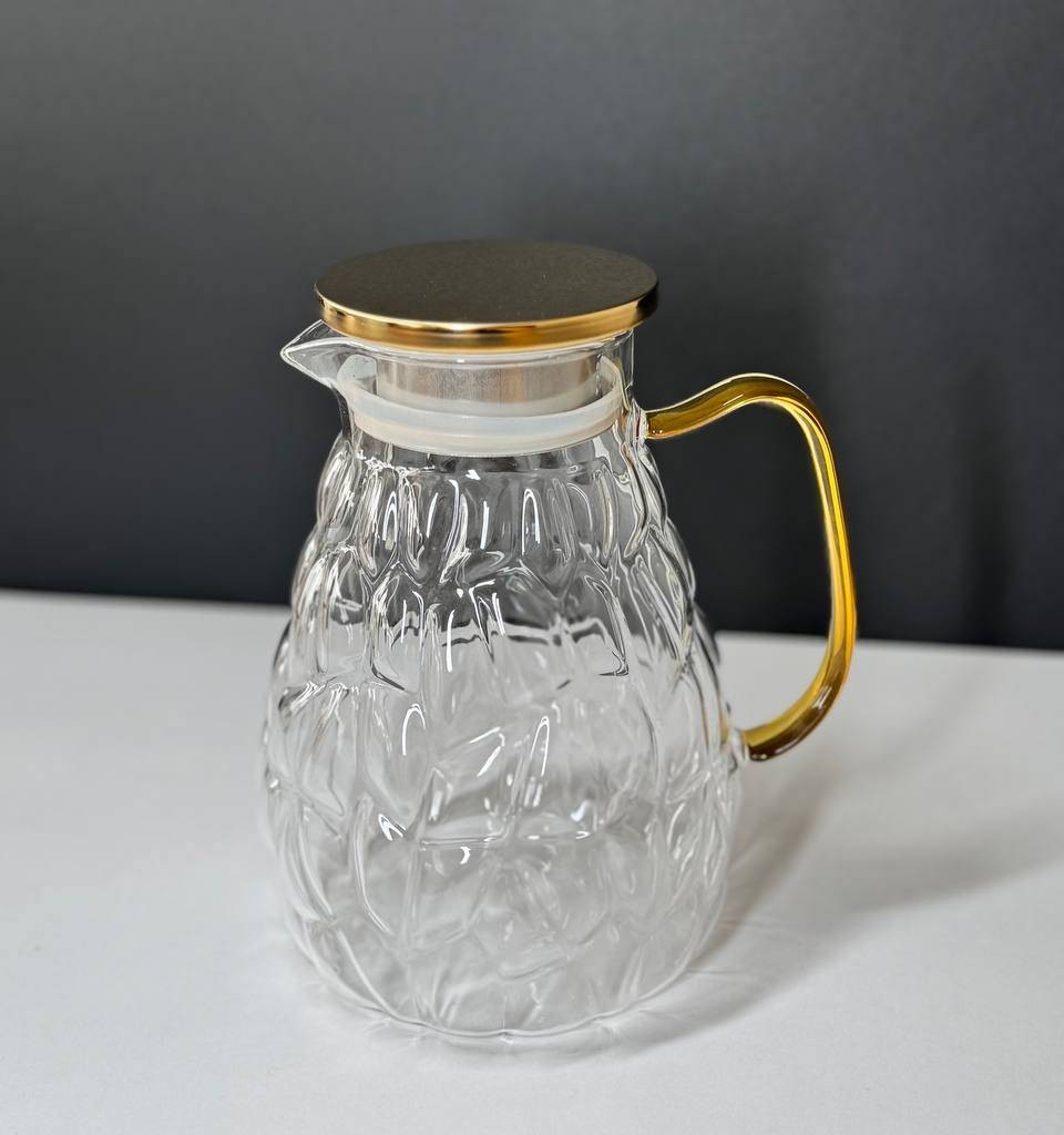 پارچ پیرکس دسته رنگی