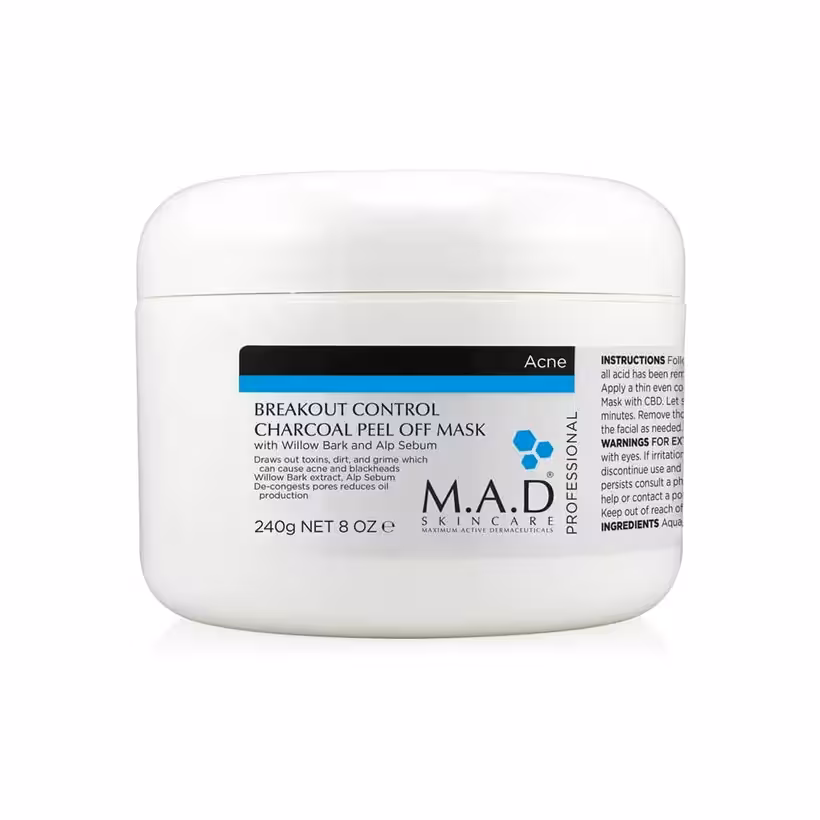 ماسک کنترل جوش و چربی زغال ام ای دی M.A.D