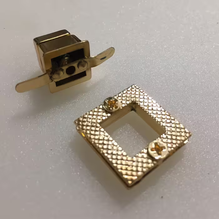 قفل پیچی کیف مدل Lock-Square-Gd