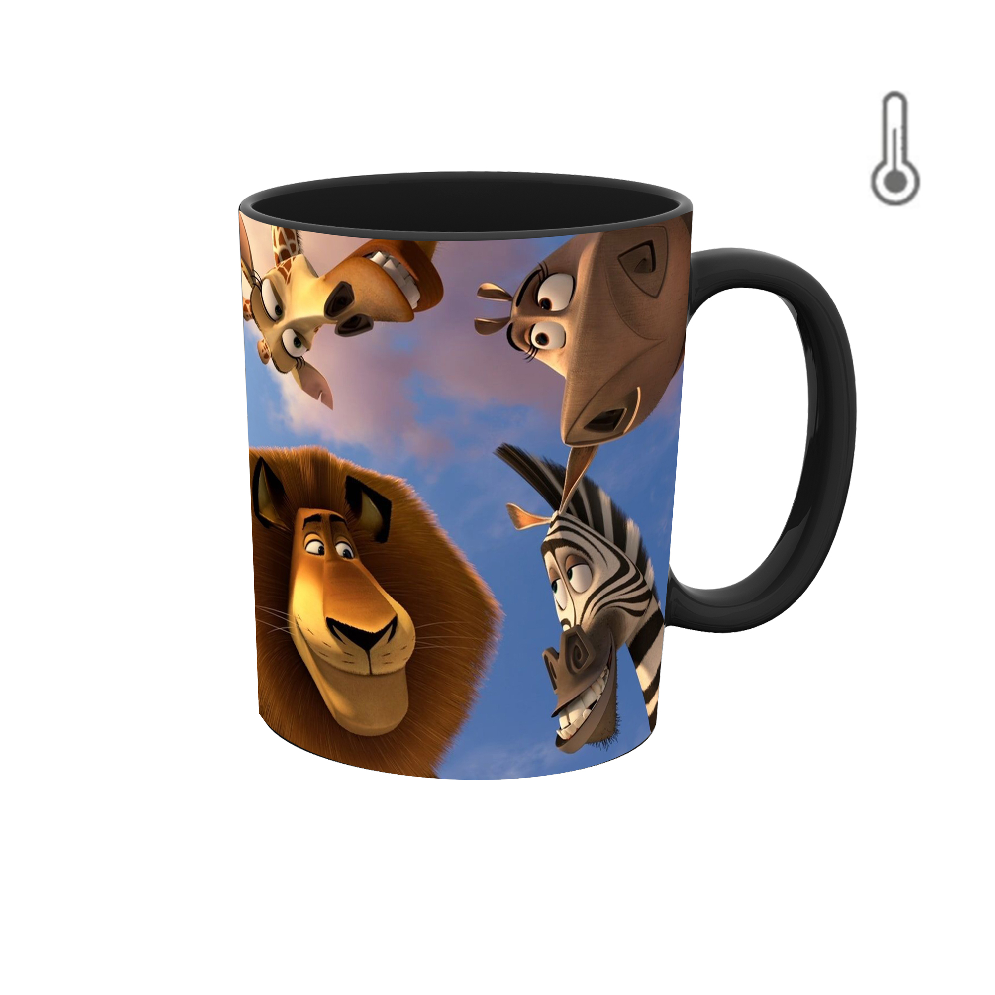 ماگ حرارتی طرح ماداگاسکار Madagascar 