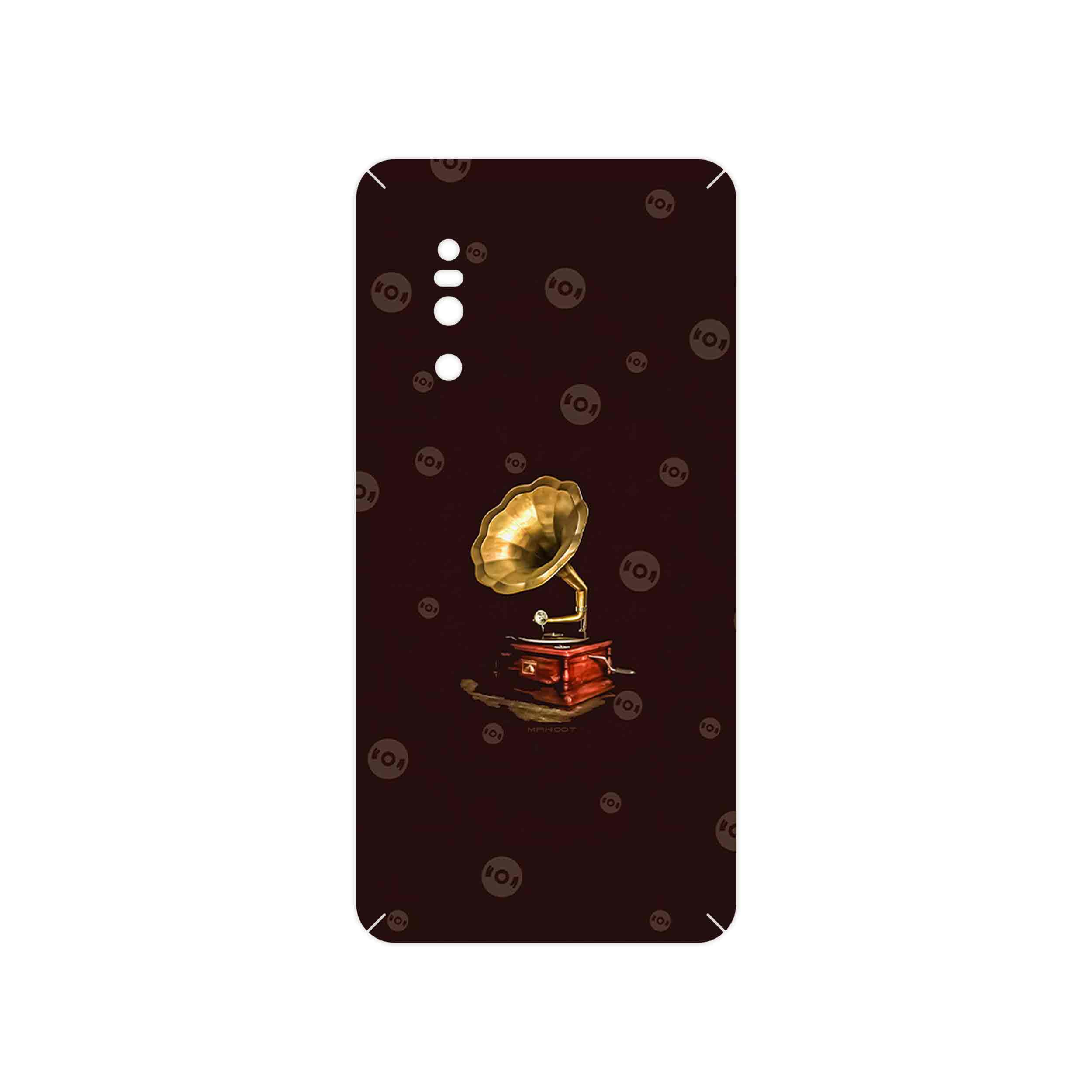 برچسب پوششی ماهوت مدل Gramophone Nostalgia مناسب برای گوشی موبایل ویوو X27