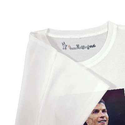 تی شرت آستین کوتاه بچگانه پرمانه طرح کریستیانو رونالدو کد pmt.7787