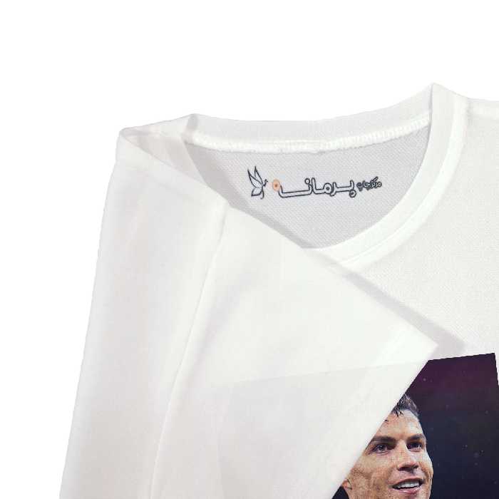 تی شرت آستین کوتاه بچگانه پرمانه طرح کریستیانو رونالدو کد pmt.7787