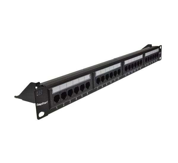 پچ پنل 24 پورت کیستونی Rapiton مدل RP-PP24-L6U - فروشگاه اینترنتی طیف سنتر