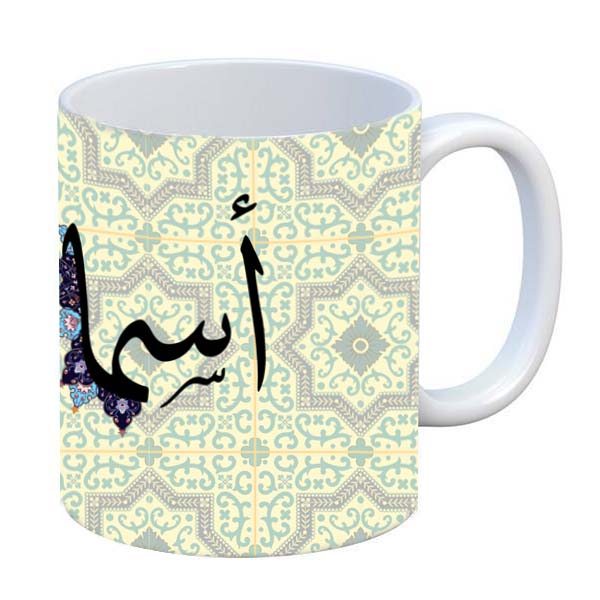 ماگ طرح تولد اسم اسما