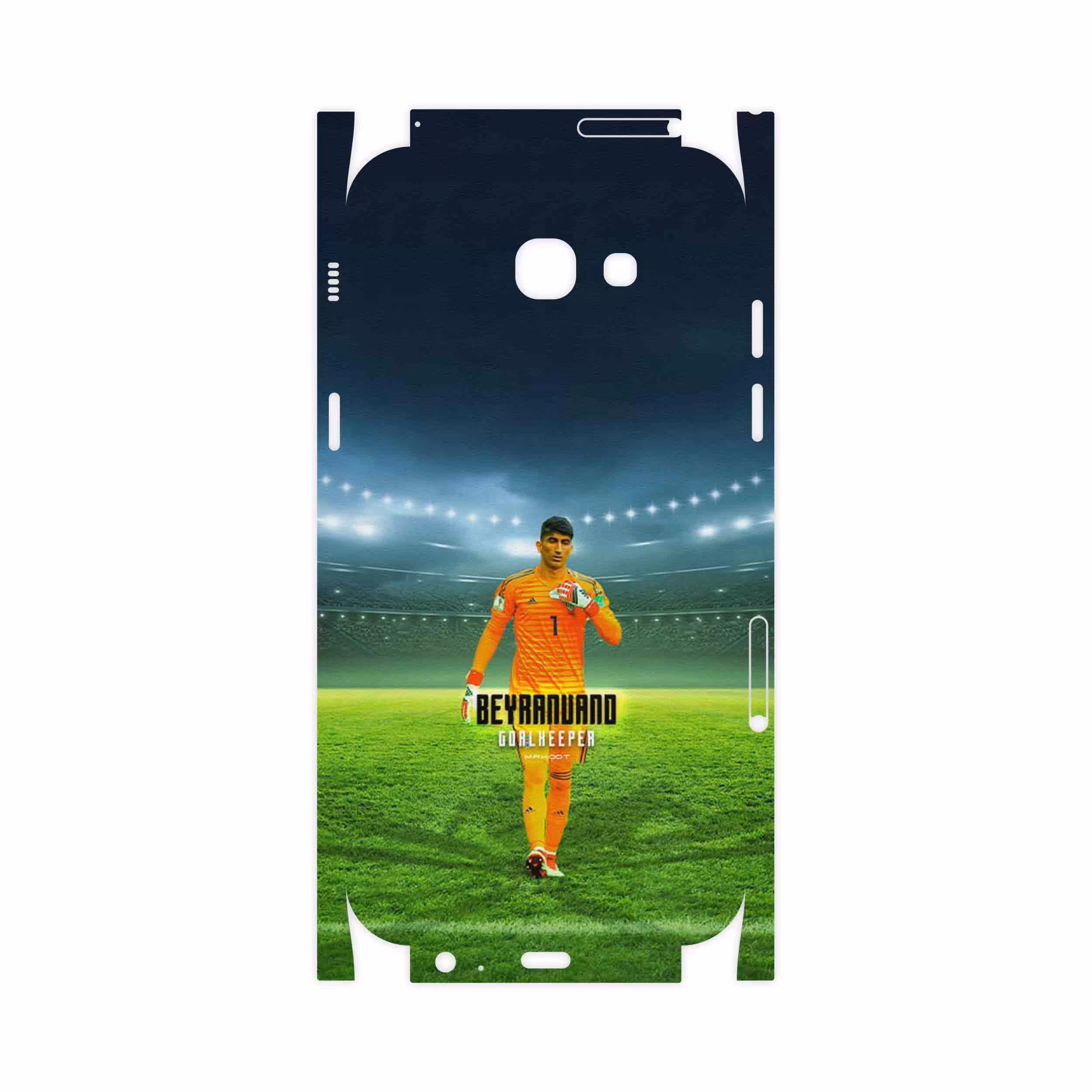 برچسب پوششی ماهوت مدل Alireza Beiranvand-FullSkin مناسب برای گوشی موبایل سامسونگ Galaxy A7 2017