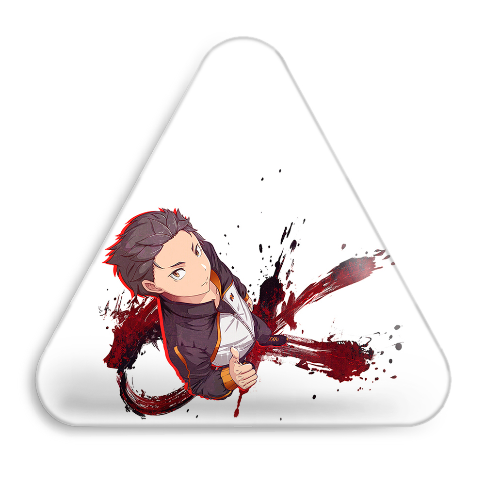 پیکسل خندالو طرح ناتسوکی سوبارو انیمه ری زیرو ReZero مدل مثلثی کد 12855