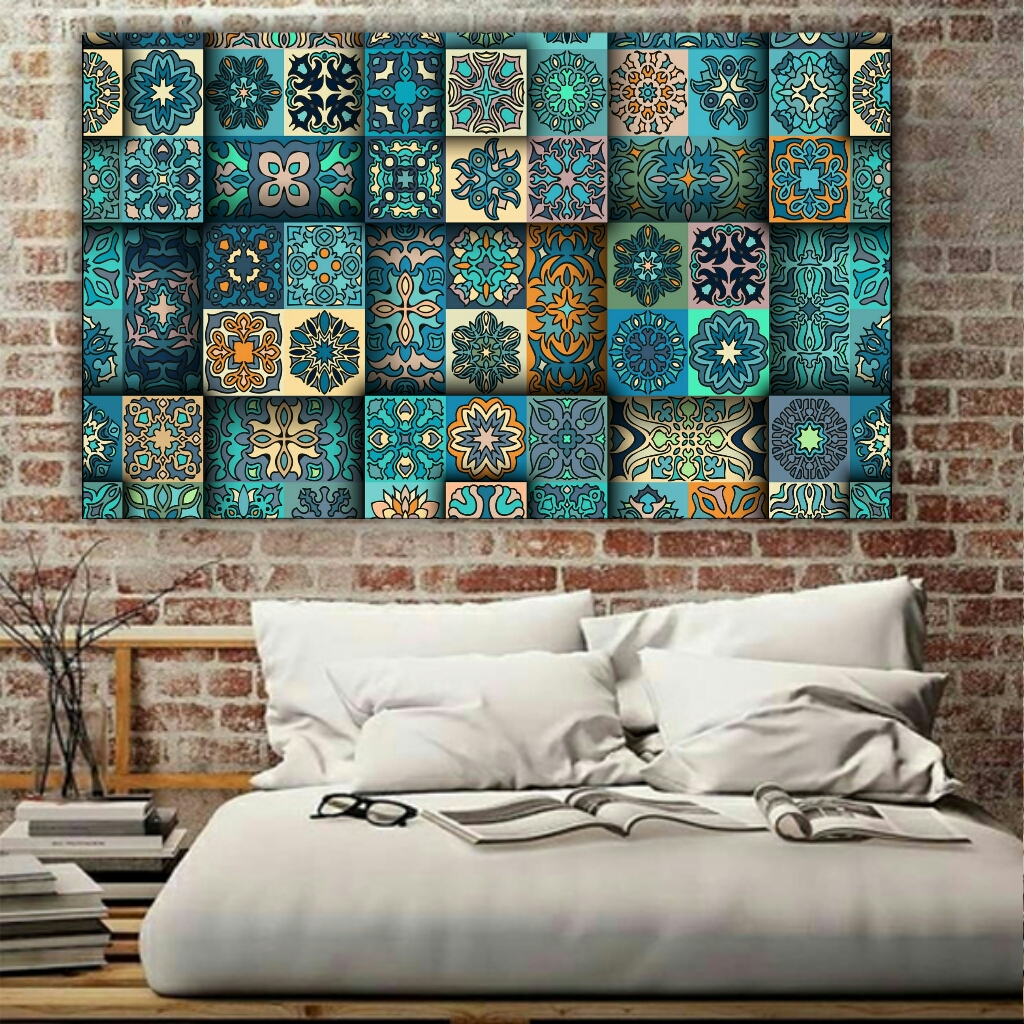 تابلو بوم مدل نگاره ی رنگ ها کد AR8870