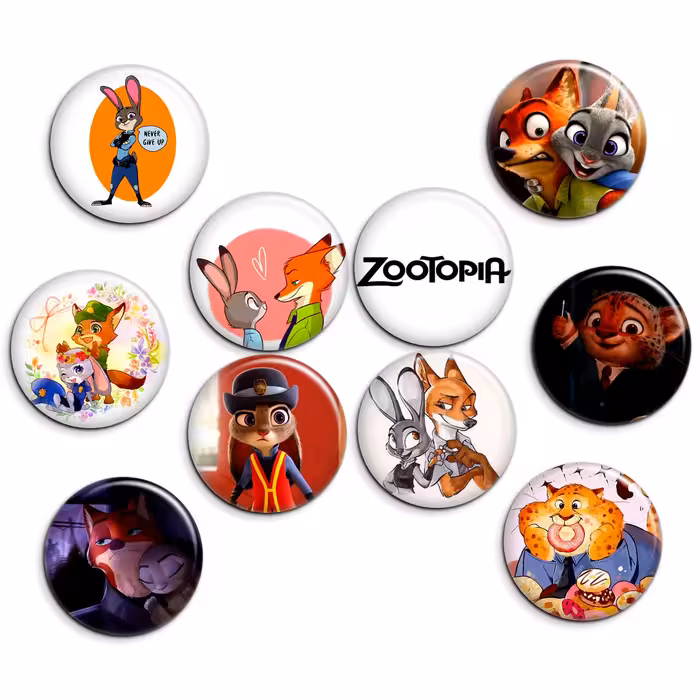 پیکسل پرمانه طرح زوتوپیا کد pmg.6936 مجموعه 10 عددی