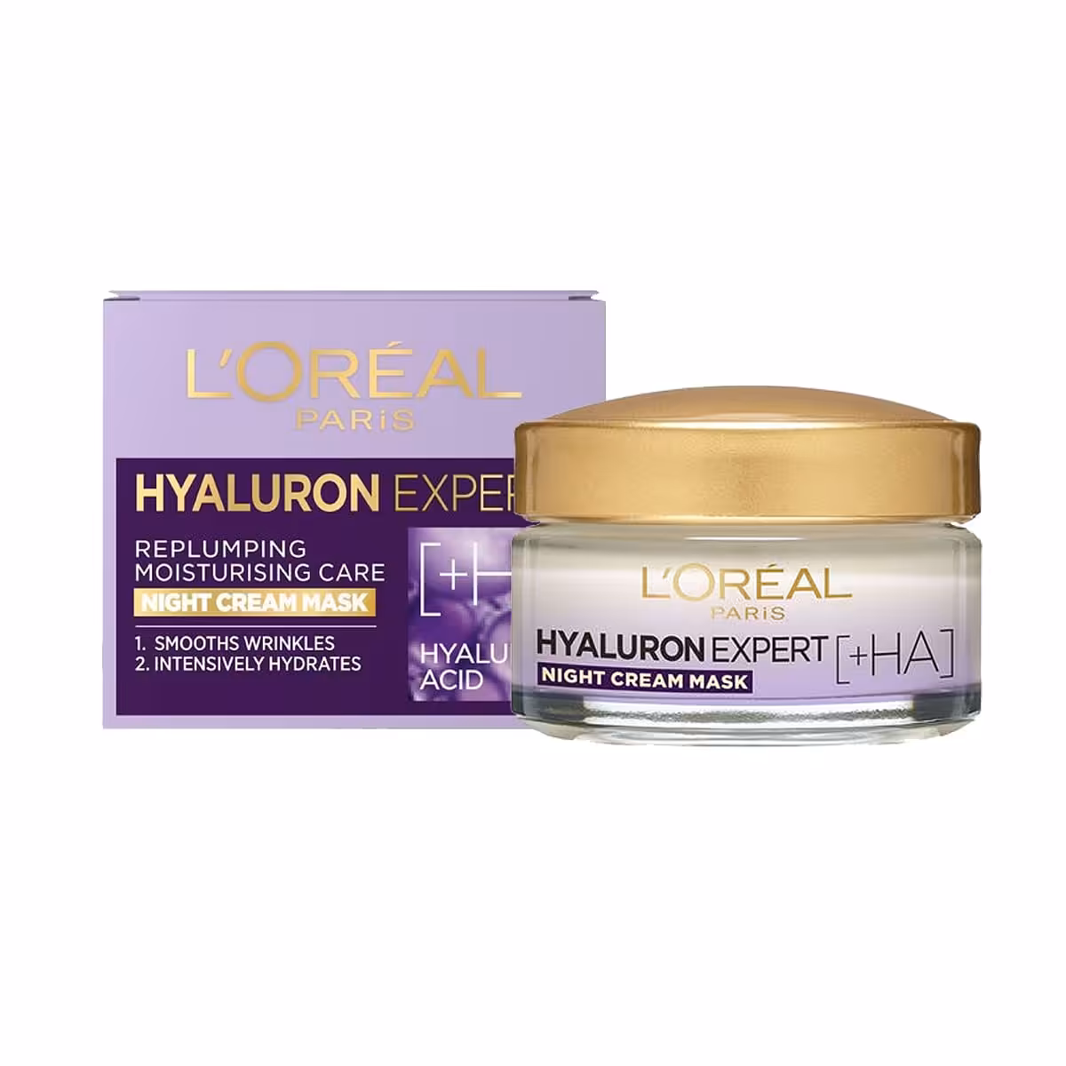 کرم شب هیالورونیک اسید HA لورال Loreal