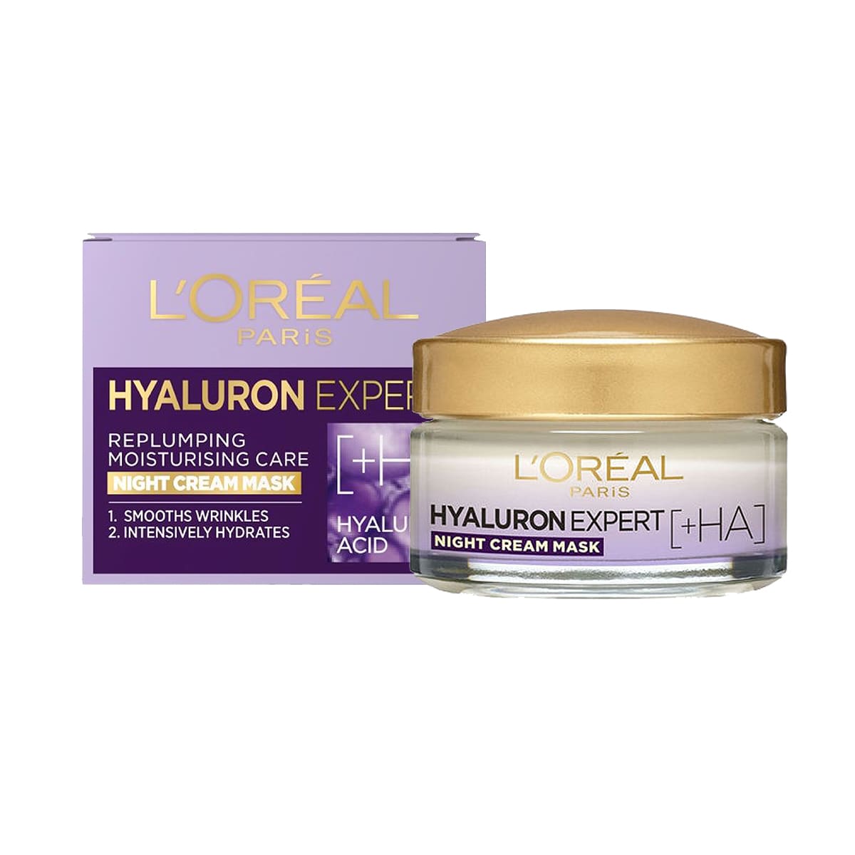 کرم شب هیالورونیک اسید HA لورال Loreal