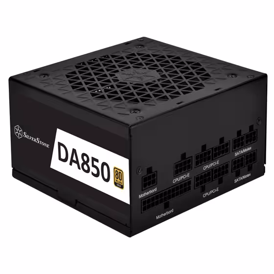 خرید منبع تغذیه سیلور استون 850 وات Power Silver Stone DA 850 W-G با بهترین قیمت