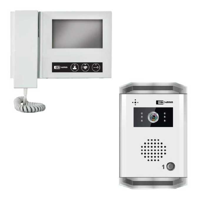 درب بازکن تصویری تک نما مدل D43M-1V مجموعه ۲ عددی