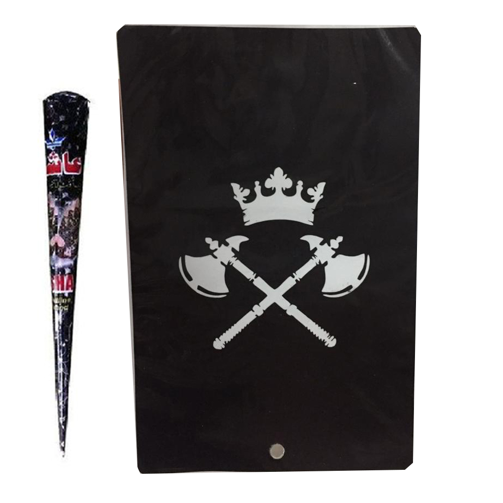 شابلون تتو و حنا طراحی کد 255