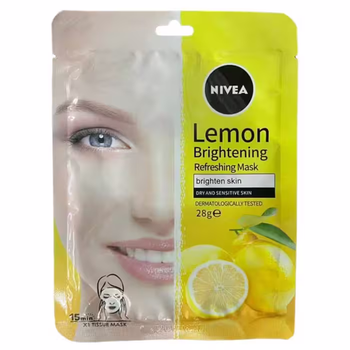 ماسک ورقه ای روشن کننده لیمو نیوا NIVEA حجم 28 گرم