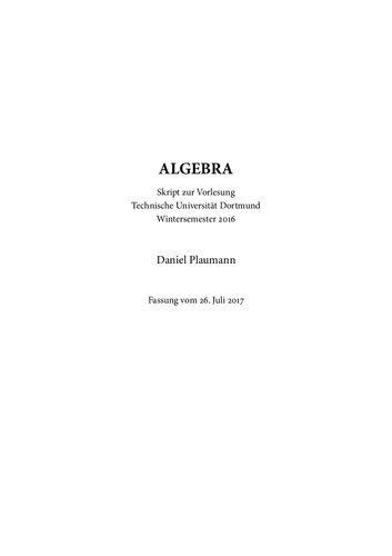 خرید و دانلود نسخه کامل کتاب Algebra