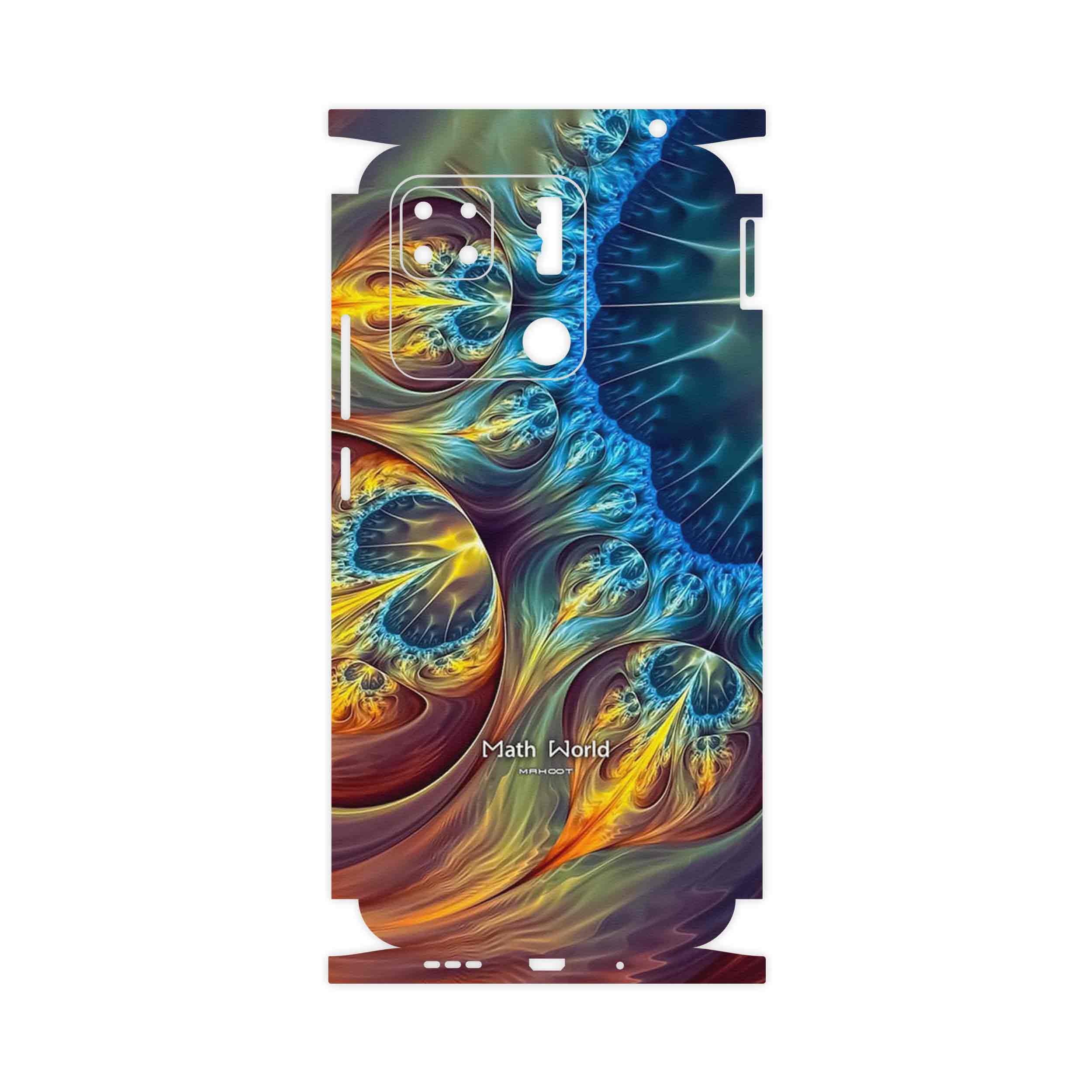 برچسب پوششی ماهوت مدل Mathematical Geometric Shape 8-FullSkin مناسب برای گوشی موبایل شیائومی Redmi 10A