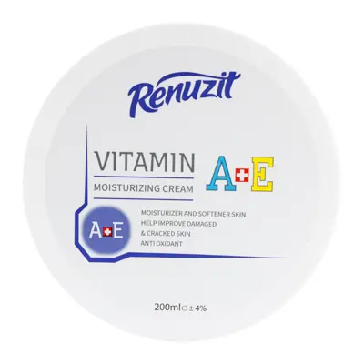 کرم نرم کننده رینوزیت مدل VITAMIN A E حجم 200 میلی لیتر