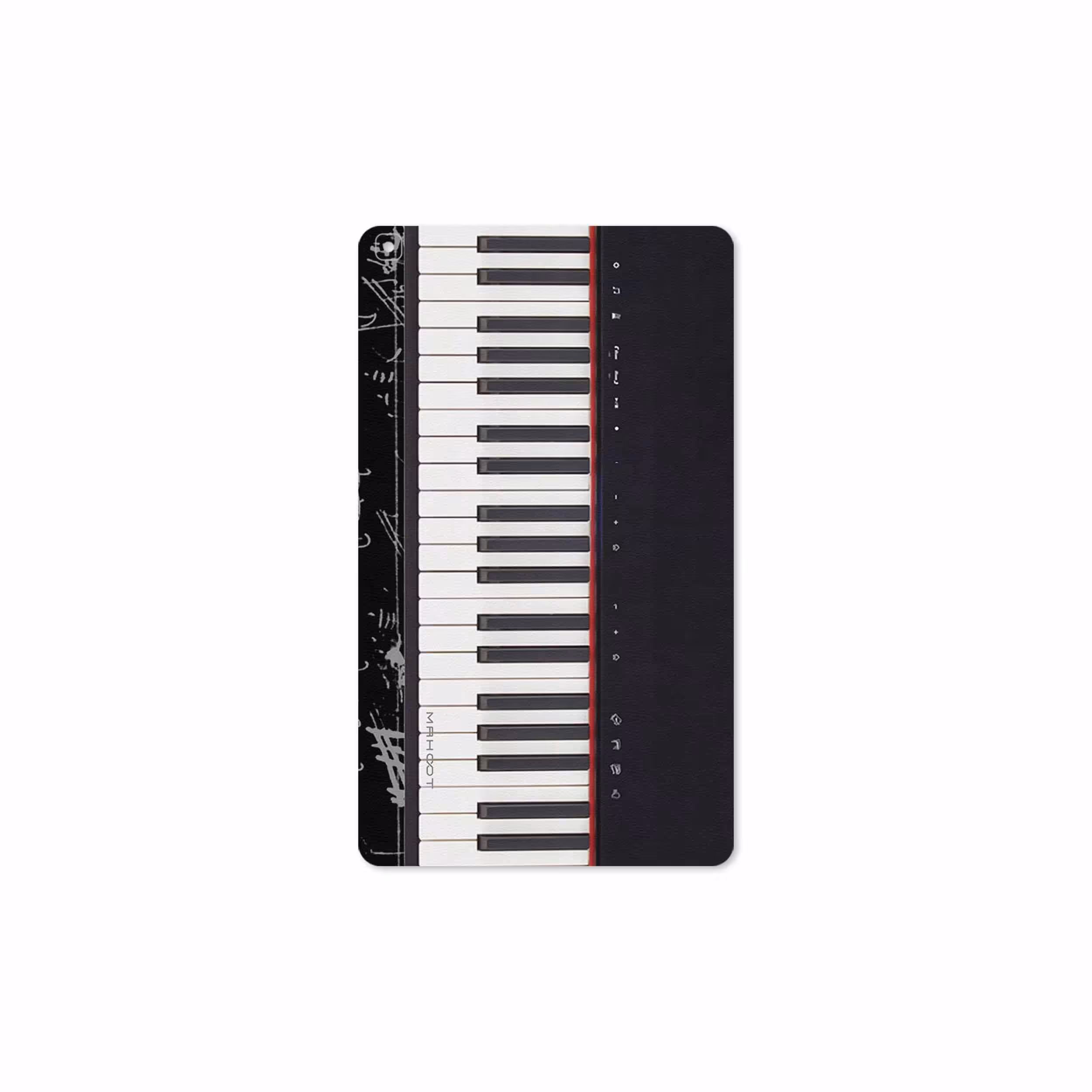 برچسب پوششی ماهوت مدل Piano-Instrument مناسب برای تبلت سامسونگ Galaxy Tab A 8.0 2019 T295