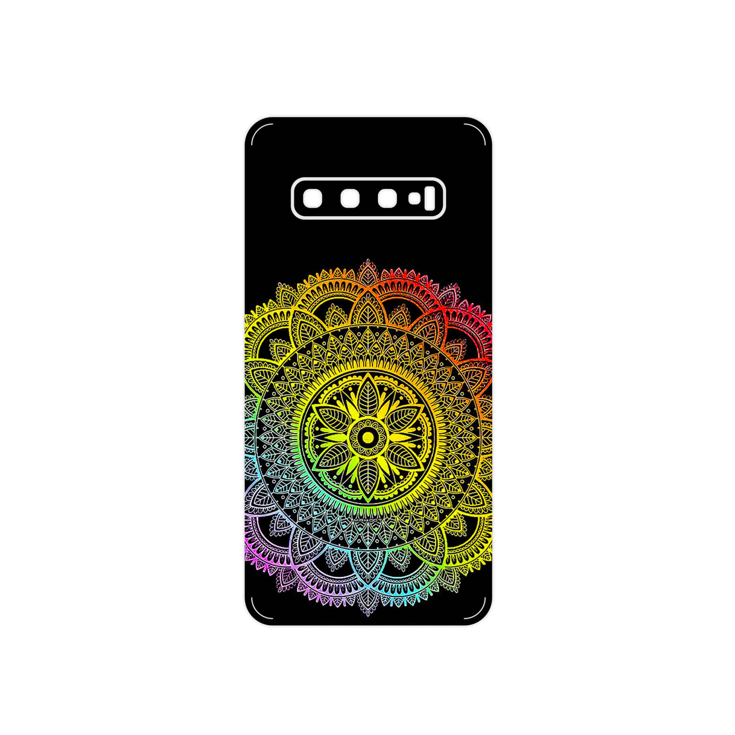 برچسب پوششی ماهوت مدل Mandala Design 4 مناسب برای گوشی موبایل سامسونگ Galaxy S10