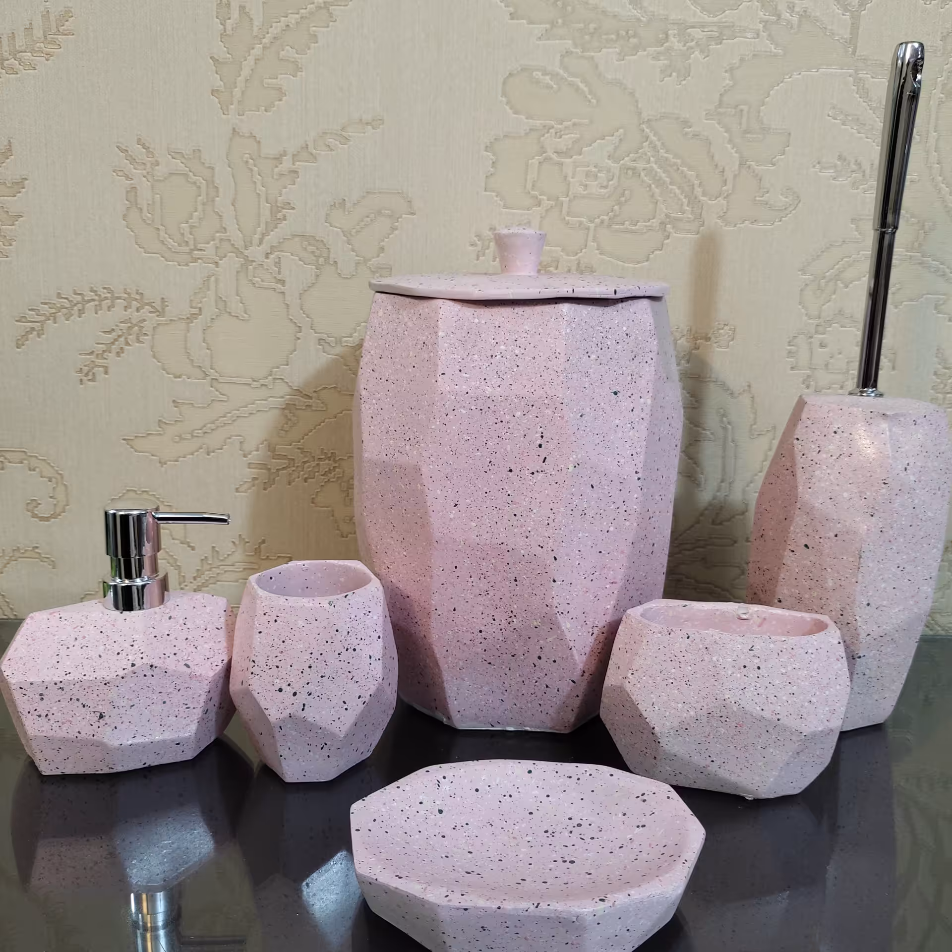 تولید کننده سرویس بهداشتی ارسال رایگان صورتی گرانیتی اسپرت
