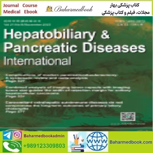 Hepatobiliary &amp; Pancreatic Diseases International Volume 21 Issu