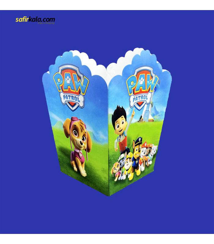 ظرف پاپ کورن مدل سگ نگهبان کد 01 بسته 10 عددی