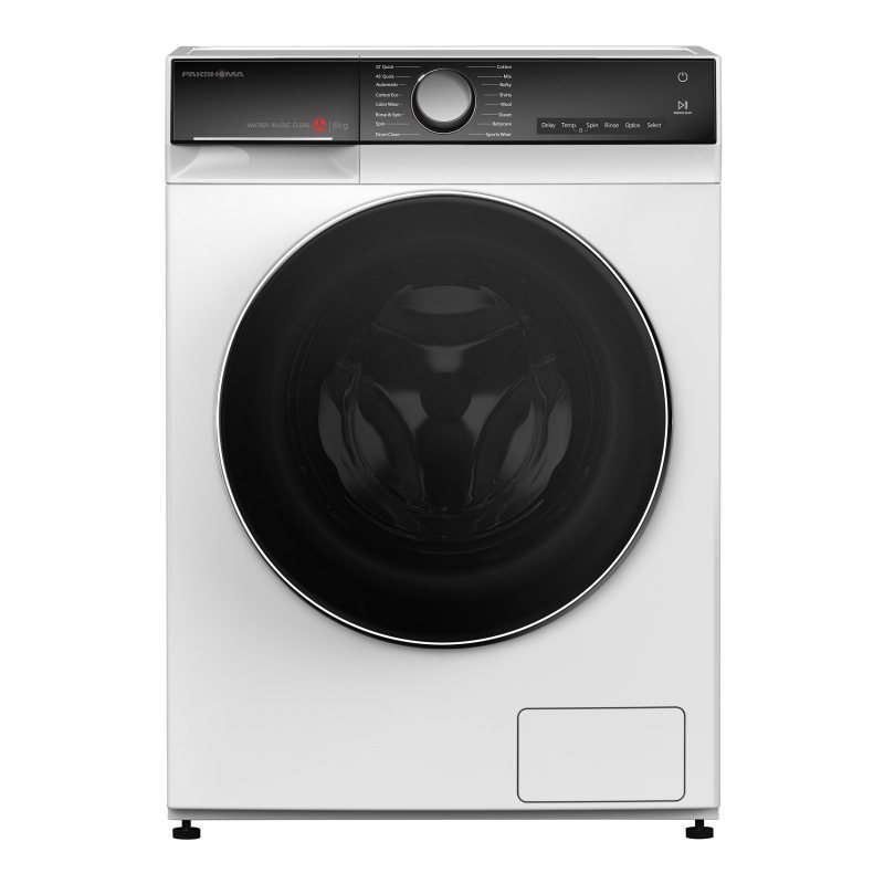 ماشین لباسشویی پاکشوما مدل TFB - 86408 WT سفیذ ظرفیت 8 کیلوگرم