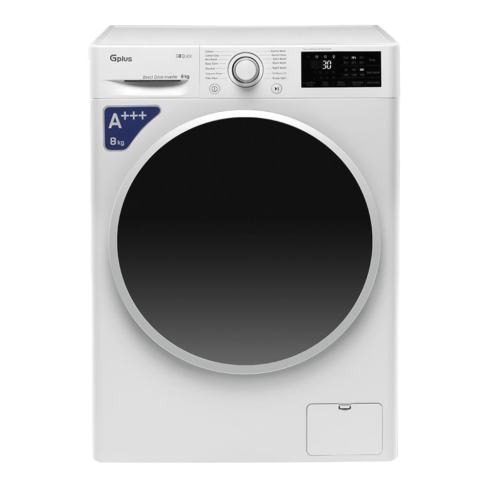 ماشین لباسشویی 8 کیلویی جی پلاس مدل GWM-P87W