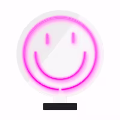 چراغ رومیزی مدل ریموت دار SMILE-GL_PN-GLASS
