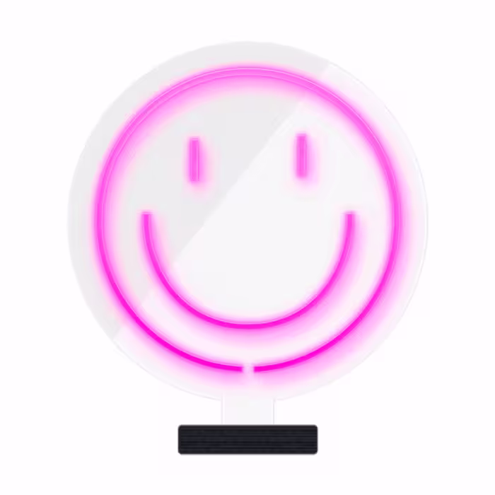 چراغ رومیزی مدل ریموت دار SMILE-GL_PN-GLASS