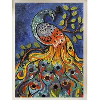 تابلو کاشی مدل طاووس