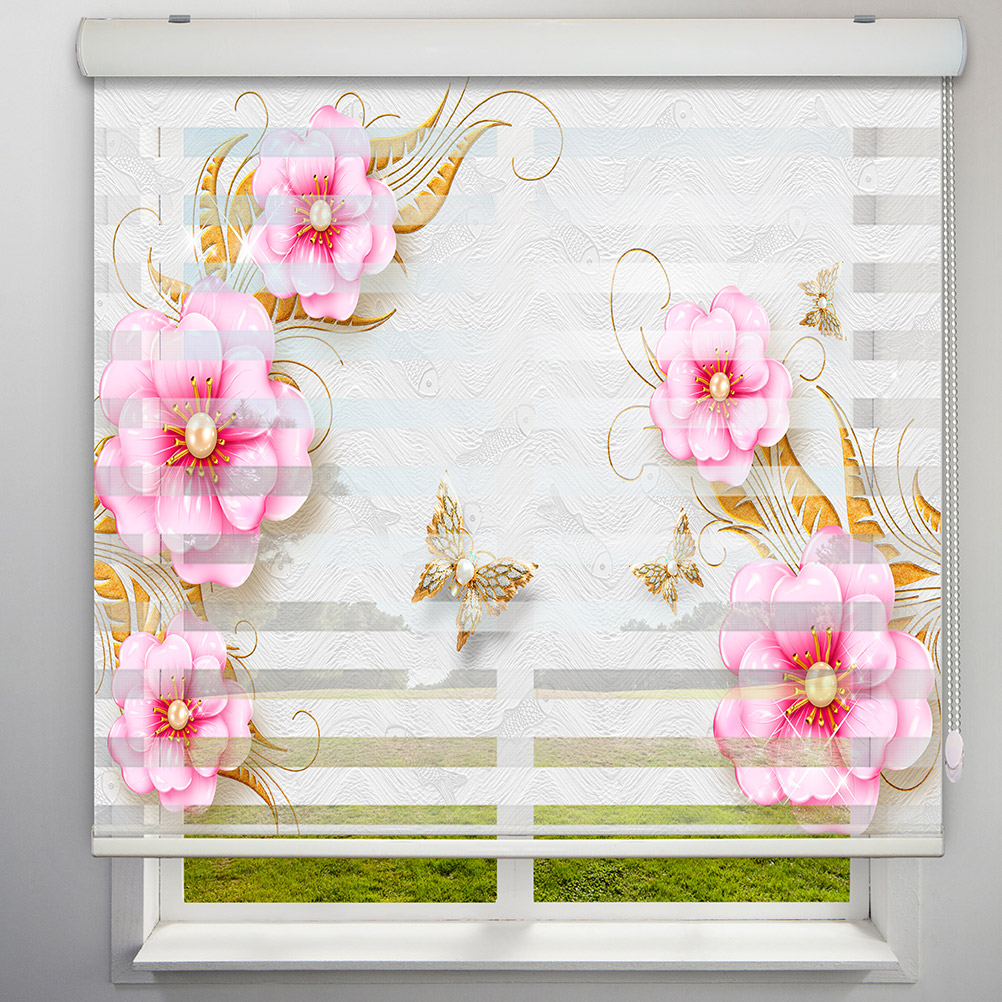  پرده زبرا مدل TD-109 سایز 150x150 سانتی متر