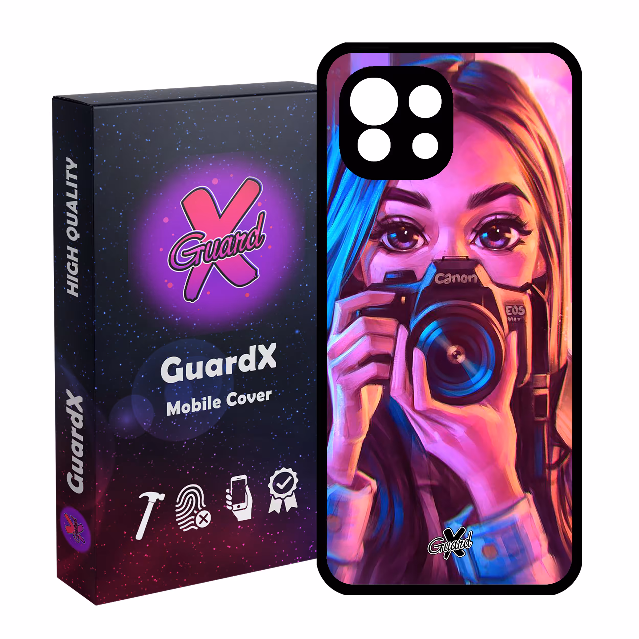 کاور گارد ایکس طرح دختر مدل Glass10288 مناسب برای گوشی موبایل شیائومی Mi 11 Lite