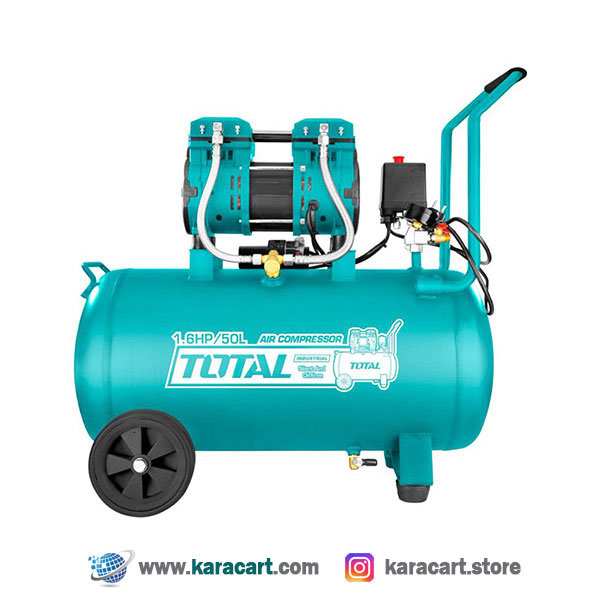 کمپرسور باد 50 لیتری بی صدا توتال