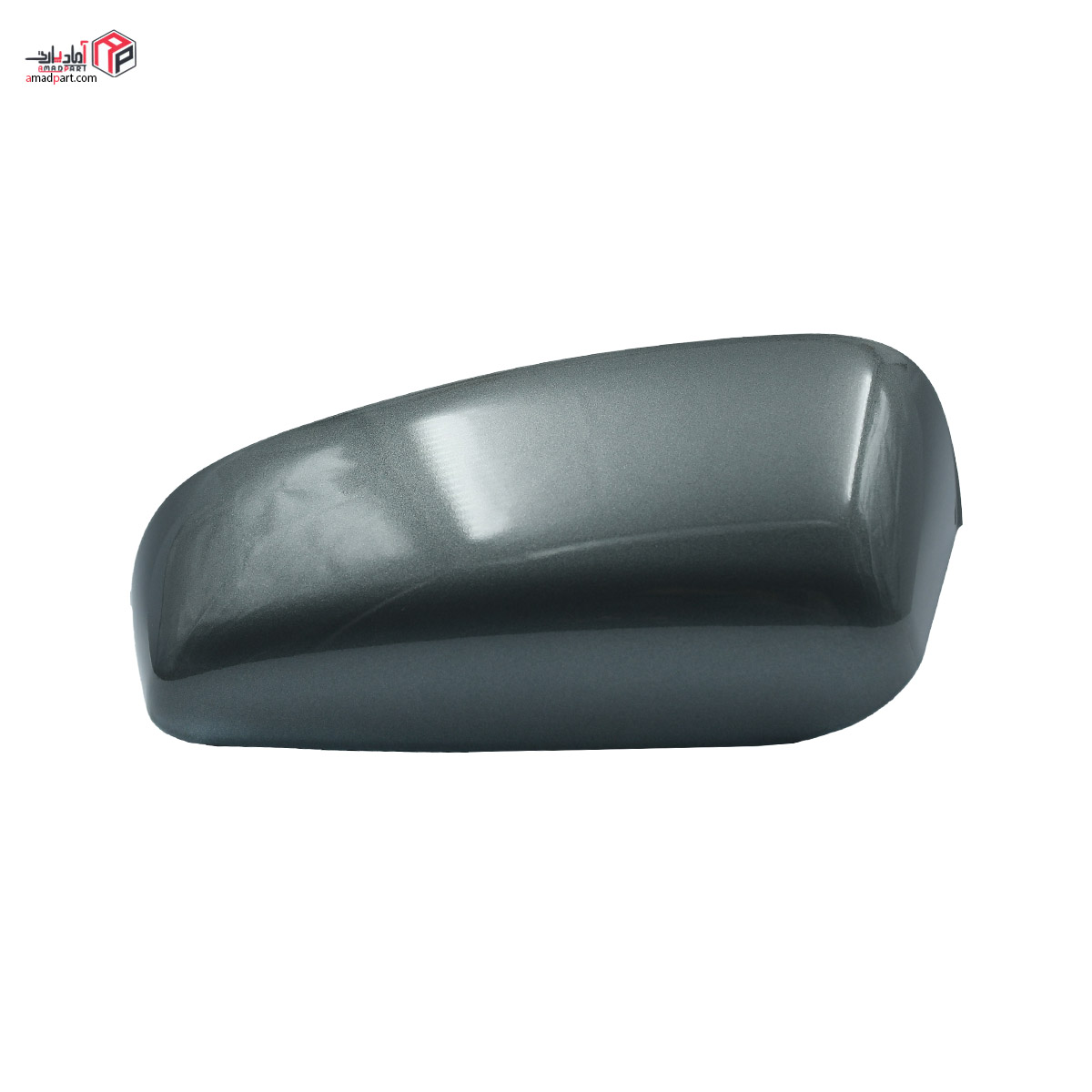 قاب رنگی (فلاپ) روکش آینه بغل سمند سال چپ خاکستری 7915