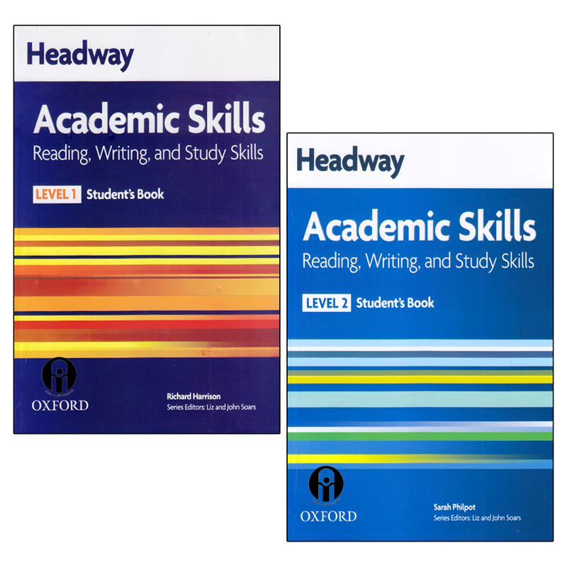 کتاب Headway Academic Skills Reading, Writing And Study Skills Level اثر Richard Harrison And Sarah Philpot انتشارات الوندپویان دو جلدی