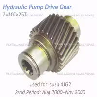 دنده های موتور لیفتراک ایسوزو مدل Isuzu 4JG2 Prod. Period: Aug 2000~Nov 2000