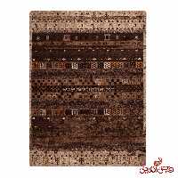 فرش ساوین کد 2099 شکلاتی