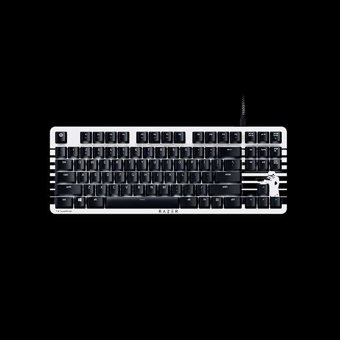 کيبورد ريزر مدل Razer BlackWidow LITE ORANGE SWITCH Stormtrooper