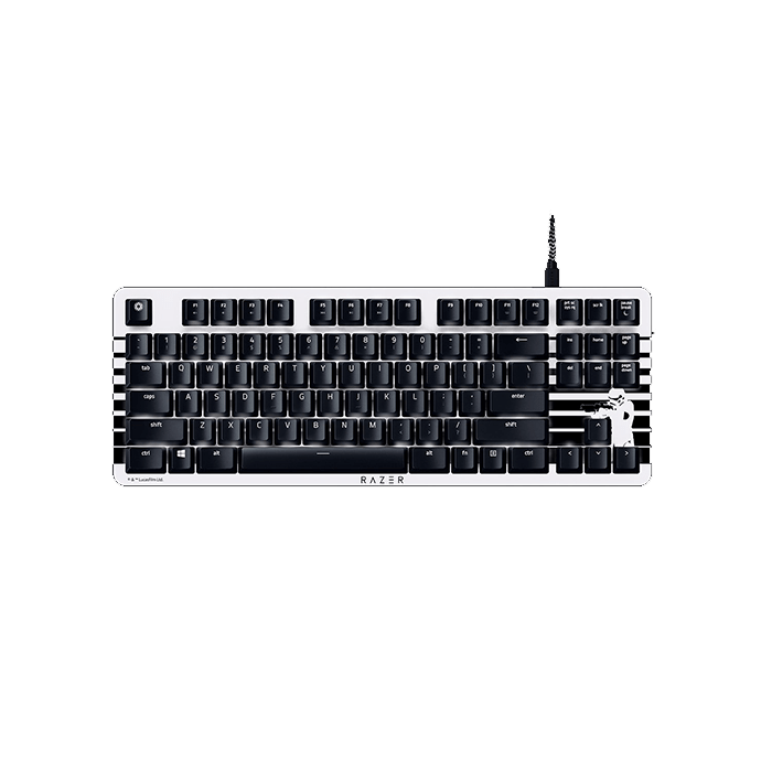 کيبورد ريزر مدل Razer BlackWidow LITE ORANGE SWITCH Stormtrooper