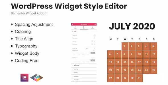 دانلود افزونه WordPress Widget Style Editor برای المنتور
