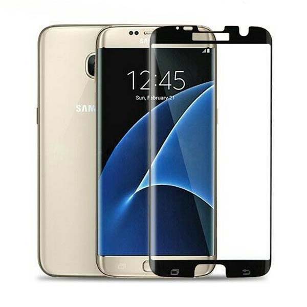 محافظ صفحه نمایش شیشه‌ای تمپرد مدل FULL GLUE گوشی سامسونگ S7 Edge