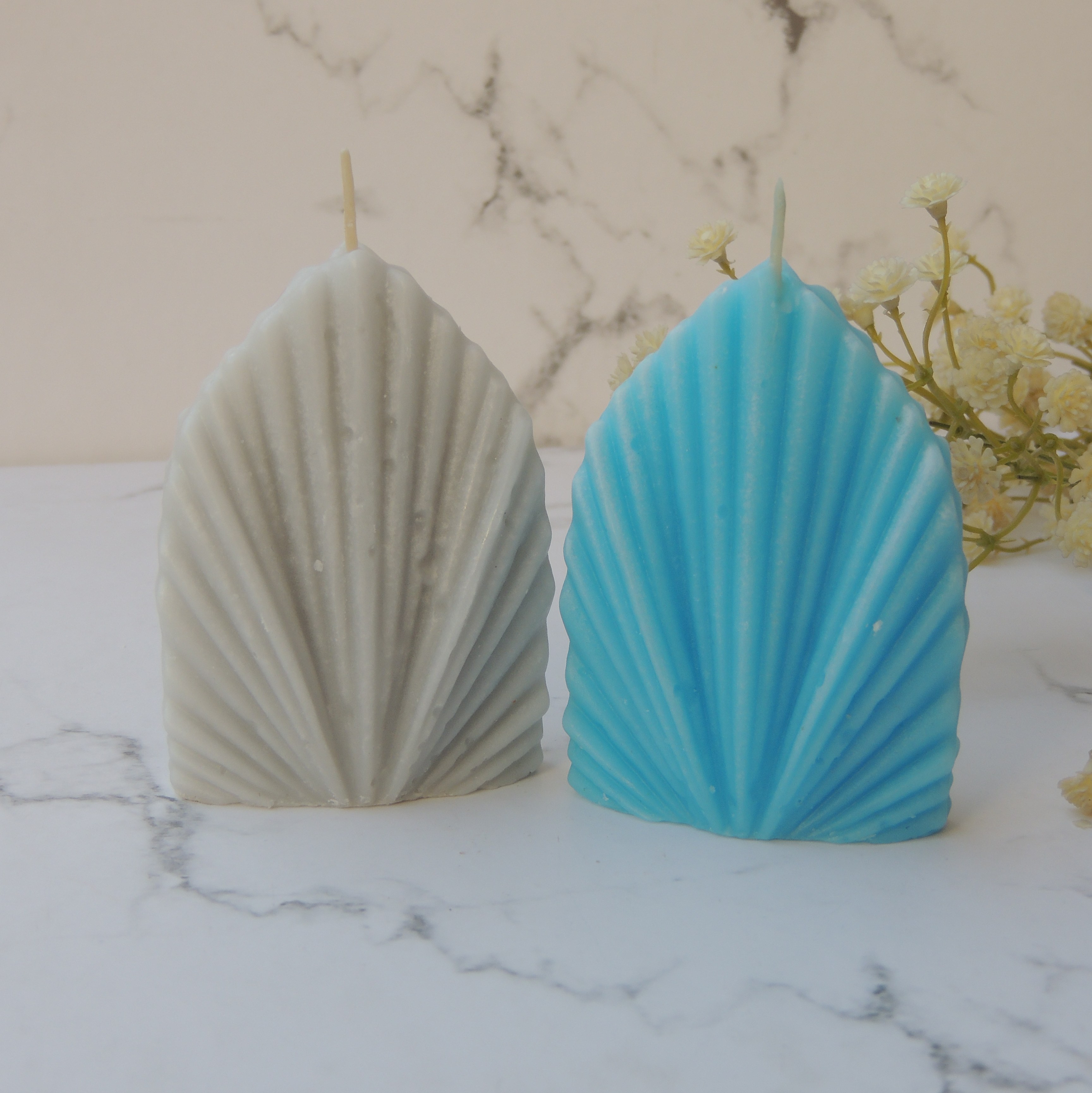 بسته 5 تایی شمع بادبزنی با ارتفاع 8 سانتیمتر  قابل سفارش دادن در رنگ های مختلف